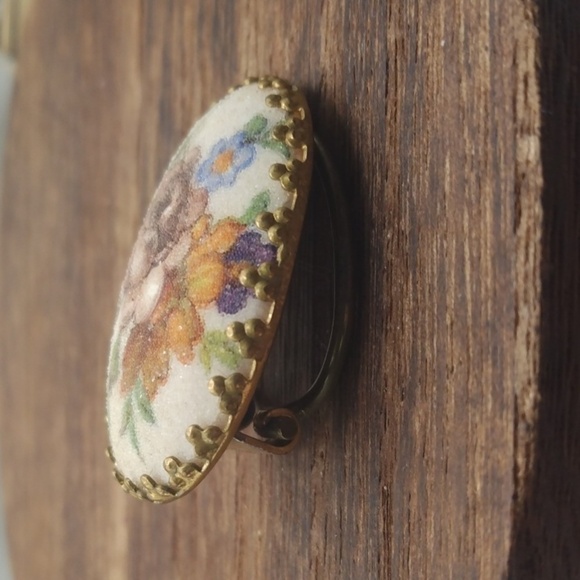 Vintage sugar essence‎ cottagecore scarf clip B313 - Picture 2 of 4